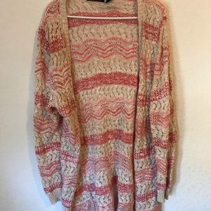 XL peach sweater